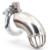 BDStyle Gear Adjustable Ring Stainless Steel Cock Cage - - Male Chastity